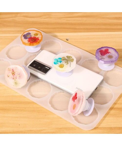 Epoksi Telefon Tutucu Magnet Kalıbı Kalıbı Silikon 5x5cm - Pop Socket Aparatı Hediyeli