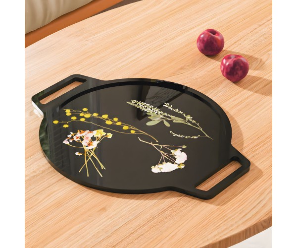 Epoksi Tepsi Kalıbı Yuvarlak Kulplu Tepsi Kalıbı Kokulu Taş Tozu Tepsi Kalıbı Silikon 38x30cm Epoksi Tepsi Kalıbı Yuvarlak Kulplu Tepsi Kalıbı Kokulu Taş Tozu Tepsi Kalıbı Silikon 38x30cm