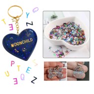 Epoksi Harf Glitter Pulu Karışık - 5gr