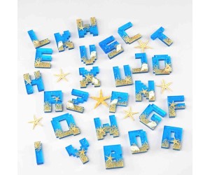 Epoksi Küçük Mozaik Piksel Silikon Harf Kalıbı GT-9356 Epoksi Küçük Mozaik Piksel Silikon Harf Kalıbı GT-9356