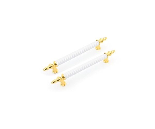 Epoksi Tepsi Kulpu Metal Gold Beyaz - G546