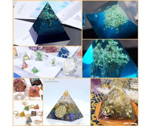 Epoksi Silikon 4cm Piramit Kalıbı