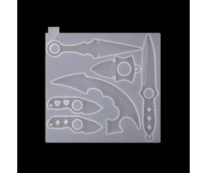 Epoksi Silikon Anahtarlık ve Savunma Aleti Kalıbı