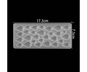 Epoksi Silikon Çoklu Damla Takı Kalıbı