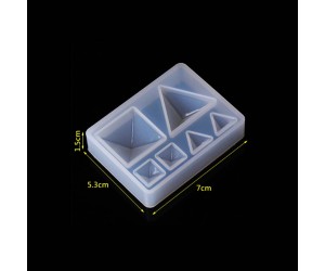 Epoksi Silikon Çoklu Piramit Takı Kalıbı