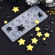 Epoksi Silikon Çoklu Yıldız Takı Kalıbı