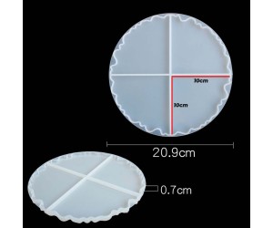 Epoksi Silikon Çoklu Bardak Altlığı Kalıbı Epoksi Silikon Çoklu Bardak Altlığı Kalıbı