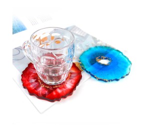 Epoksi Dalgalı Bardak Altlığı Silikon Kalıbı GT9059 Epoksi Dalgalı Bardak Altlığı Silikon Kalıbı GT9059