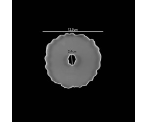 Epoksi Silikon Dalgalı Bardak Altlığı Kalıbı