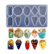 Epoksi Çoklu Kolye Silikon Kalıbı