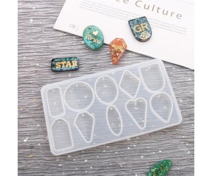 Epoksi Çoklu Kolye Silikon Kalıbı