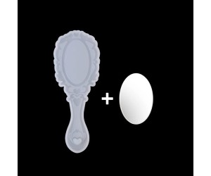 Epoksi El Aynası Silikon Kalıbı (Ayna Dahil)