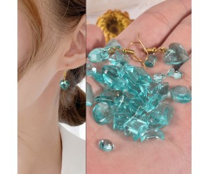 Epoksi Tırnak Sanat Kolye Küpe Geometrik Kalıbı