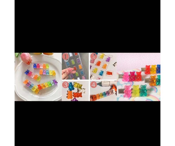 Epoksi Çoklu Jelibon Haribo Silikon Kalıbı