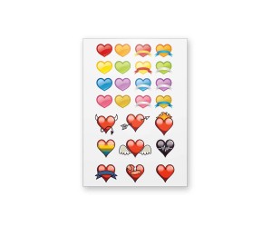 Epoksi Sticker Kalp M012 Epoksi Sticker Kalp M012