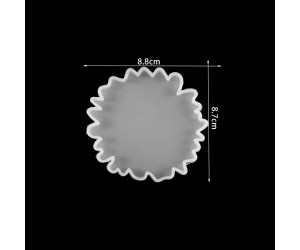Epoksi Silikon Dalgalı Bardak Altlığı Kalıbı Epoksi Silikon Dalgalı Bardak Altlığı Kalıbı