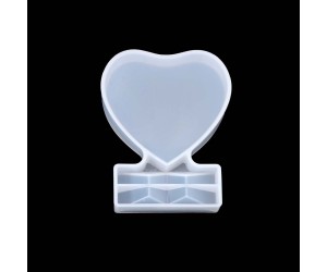 Epoksi Silikon Küçük Kalp Resimlik Kalıbı