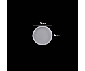 Epoksi Silikon 6cm Daire Kalıbı Epoksi Silikon 6cm Daire Kalıbı