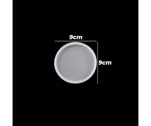 Epoksi Silikon 8cm Daire Kalıbı Epoksi Silikon 8cm Daire Kalıbı