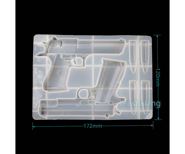 Epoksi Silikon 3d Tabanca Kalıbı