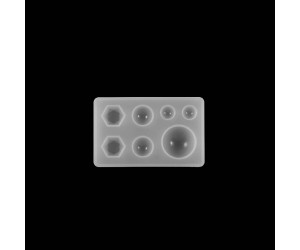 Epoksi Silikon Kristal Yarı Yuvarlak Takı Kalıbı