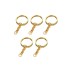 Anahtarlık Halkası Zincirli Klips Gold 5 Adet