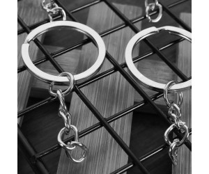 Anahtarlık Halkası Zincirli Klips Gümüş 50 Adet Anahtarlık Halkası Zincirli Klips Gümüş 50 Adet