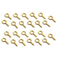 Epoksi Kolye Vidası Minik Gold 25 Adet