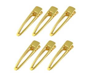 Epoksi Saç Tokası Aksesuar Gold M001 6 Adet