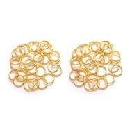 Tesbih Kolye   Bileklik Halkası 5mm Gold 25 Adet