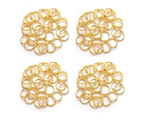 Tesbih Kolye Bileklik Halkası 5mm Gold 50 Adet Tesbih Kolye Bileklik Halkası 5mm Gold 50 Adet