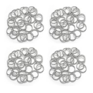 Tesbih Kolye   Bileklik Halkası 5mm Gümüş 50 Adet