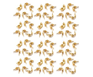 Kolye   Bileklik Midye Kapama Gold 50 Adet Kolye   Bileklik Midye Kapama Gold 50 Adet