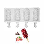 Magnum Kristal Silikon Dondurma Kalıbı 4 lü