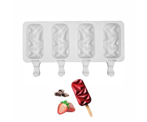 Magnum Kristal Silikon Dondurma Kalıbı 4 lü Magnum Kristal Silikon Dondurma Kalıbı 4 lü