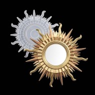 Epoksi Silikon Dekoratif Güneş Ayna Kalıbı