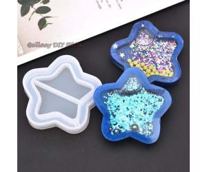 Epoksi Silikon Tekli Yıldız Shaker ve Takı Kalıbı