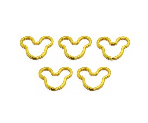 Anahtarlık Halkası Zincirsiz Disney Gold 5 Adet Anahtarlık Halkası Zincirsiz Disney Gold 5 Adet