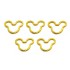 Anahtarlık Halkası Zincirsiz Disney Gold 5 Adet