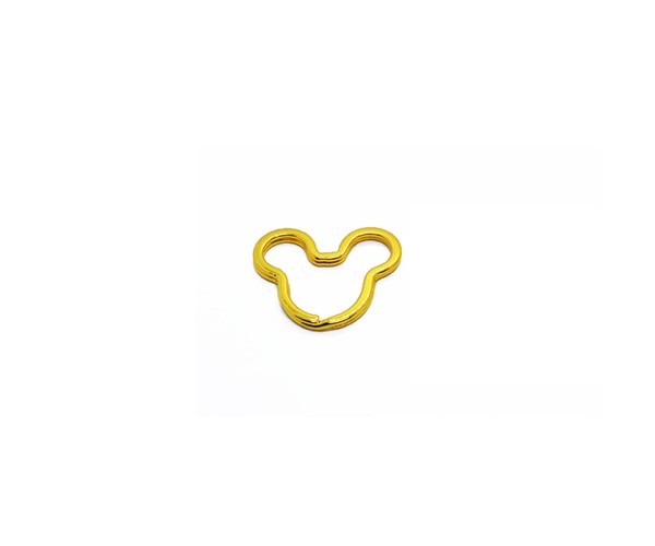 Anahtarlık Halkası Zincirsiz Disney Gold