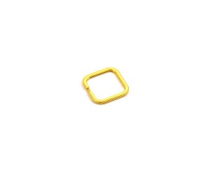 Anahtarlık Halkası Zincirsiz Kare Gold Anahtarlık Halkası Zincirsiz Kare Gold