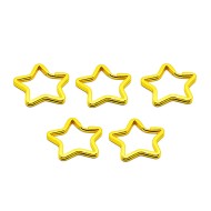 Anahtarlık Halkası Zincirsiz Yıldız Gold 5 Adet