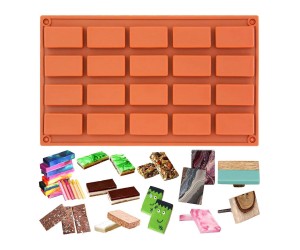 Bakeware Dikdörtgen Kek Çikolata Silikon Kalıbı 20 li Bakeware Dikdörtgen Kek Çikolata Silikon Kalıbı 20 li