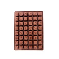 Çikolata Kalıbı Alfabe   Rakamlı Çikolata GM-057
