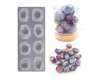 Epoksi Silikon Çoklu Kristal Taş Kalıbı Epoksi Silikon Çoklu Kristal Taş Kalıbı