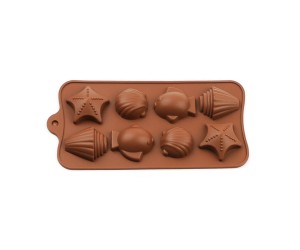 Deniz Kabuğu Balık Modelleri Çikolata Silikon Kalıbı Deniz Kabuğu Balık Modelleri Çikolata Silikon Kalıbı