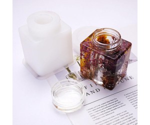 Epoksi Kapaklı Kavanoz Şişesi Silikon Kalıbı