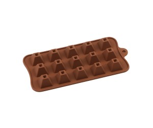 Piramit Model Çikolata Silikon Kalıbı Piramit Model Çikolata Silikon Kalıbı