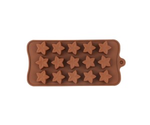 Yıldız Model Çikolata Silikon Kalıbı Yıldız Model Çikolata Silikon Kalıbı