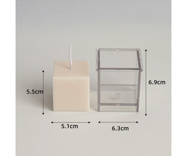 Küp Mika Mum Kalıbı 5.5x5.1cm